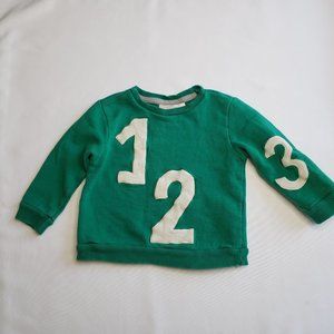 ZARA Kids Sweater 12-18M Green
